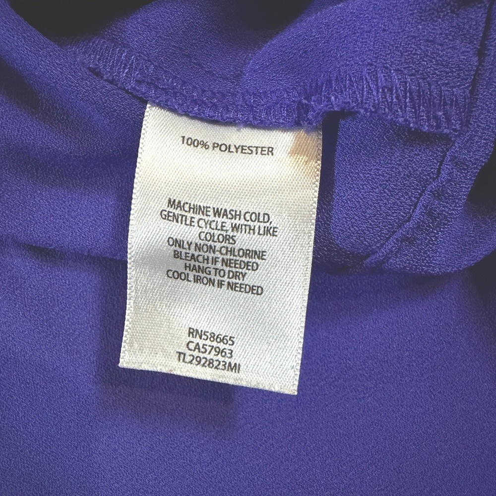 Leith Purple High Neck Sleeveless Shift Dress Medium TL292823MI - Picture 5 of 5